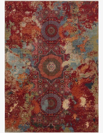 9' 11 x 13' 9 Hand Knotted Mamluk Ziegler Rug