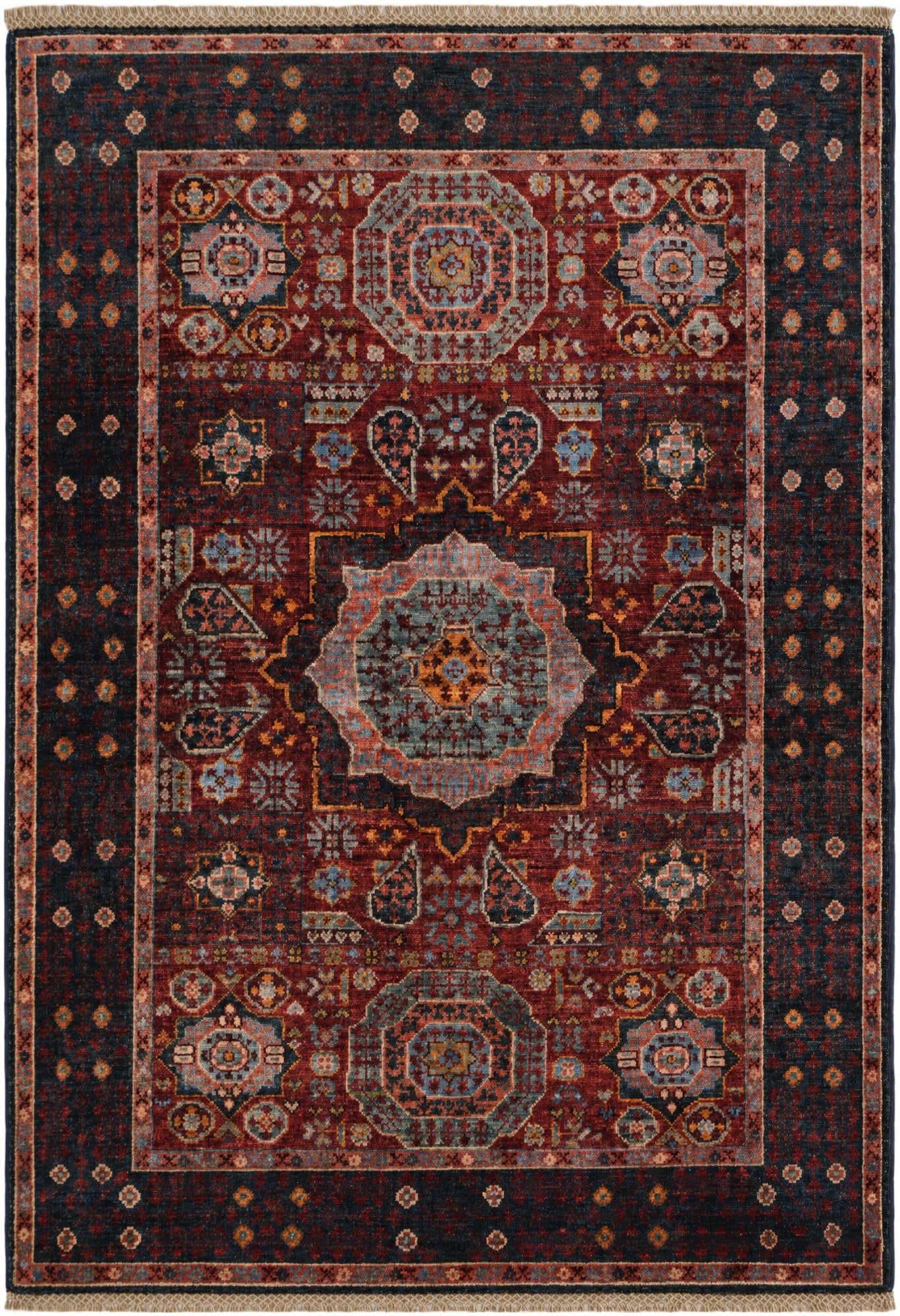 3' 6 x 5' Hand Knotted Mamluk Ziegler Rug