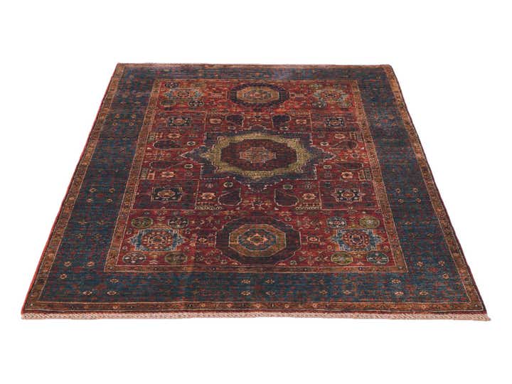 4' 4 x 6' Hand Knotted Mamluk Ziegler Rug