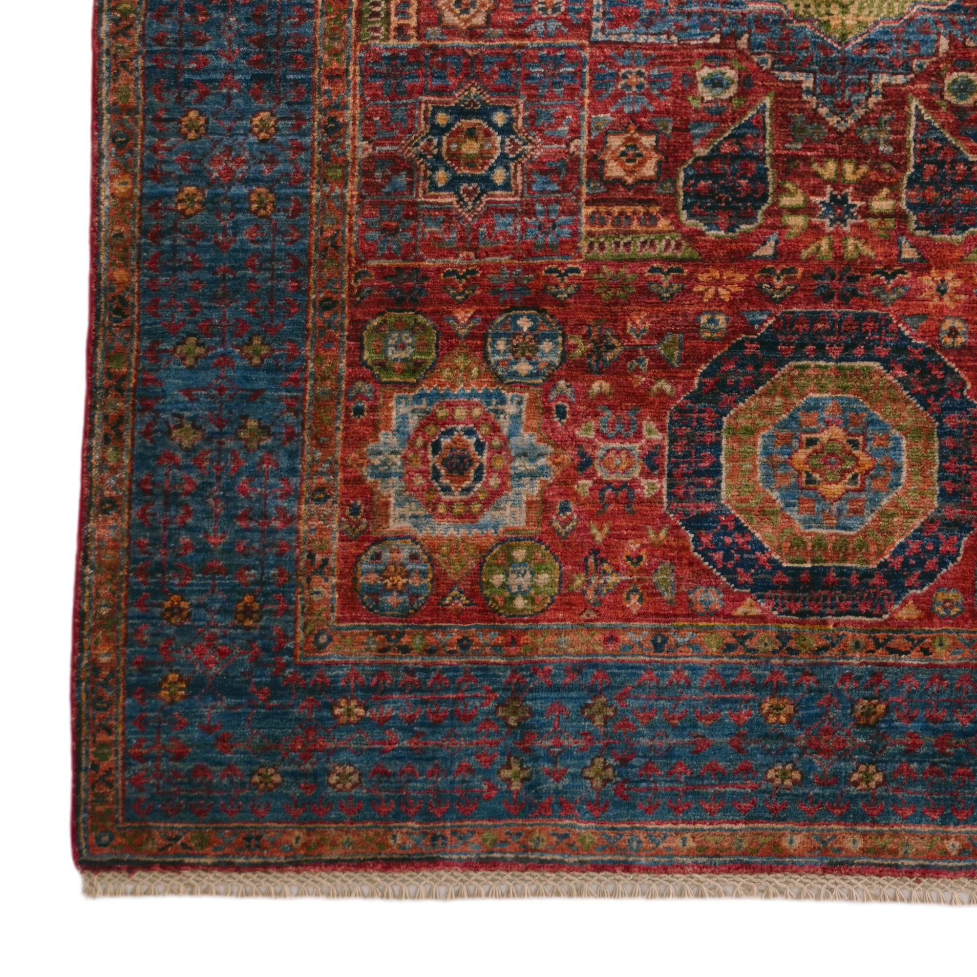 4' 4 x 6' Hand Knotted Mamluk Ziegler Rug