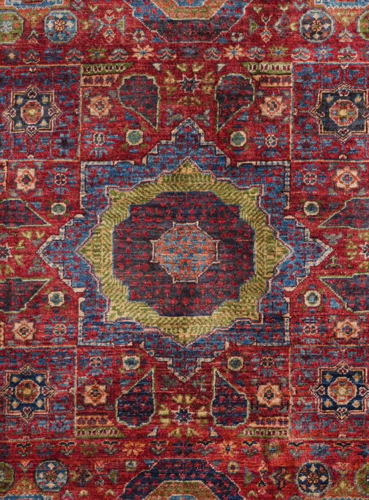 4' 4 x 6' Hand Knotted Mamluk Ziegler Rug