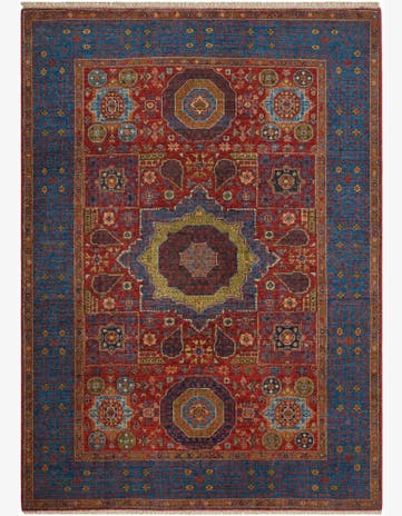 4' 4 x 6' Hand Knotted Mamluk Ziegler Rug