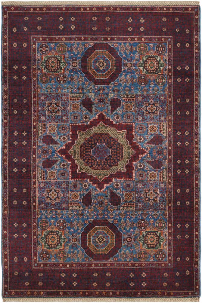 4' x 5' 10 Hand Knotted Mamluk Ziegler Rug