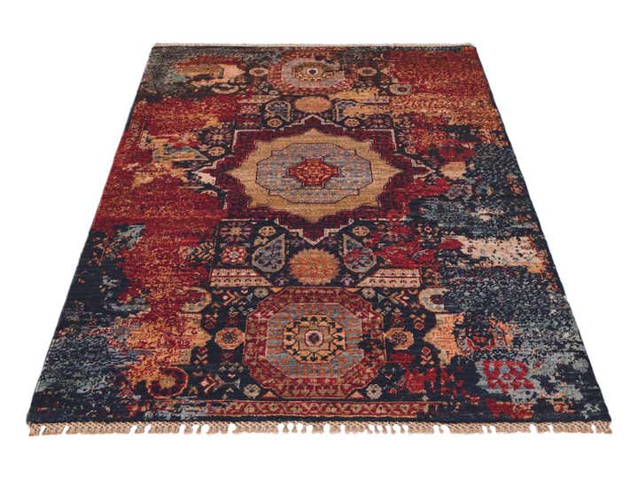 3' 5 x 5' 2 Hand Knotted Mamluk Ziegler Rug