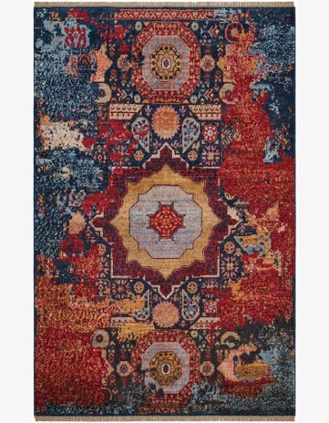 3' 5 x 5' 2 Hand Knotted Mamluk Ziegler Rug
