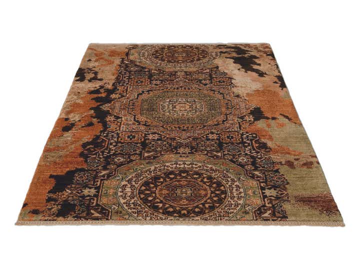 4' x 6' Hand Knotted Mamluk Ziegler Rug