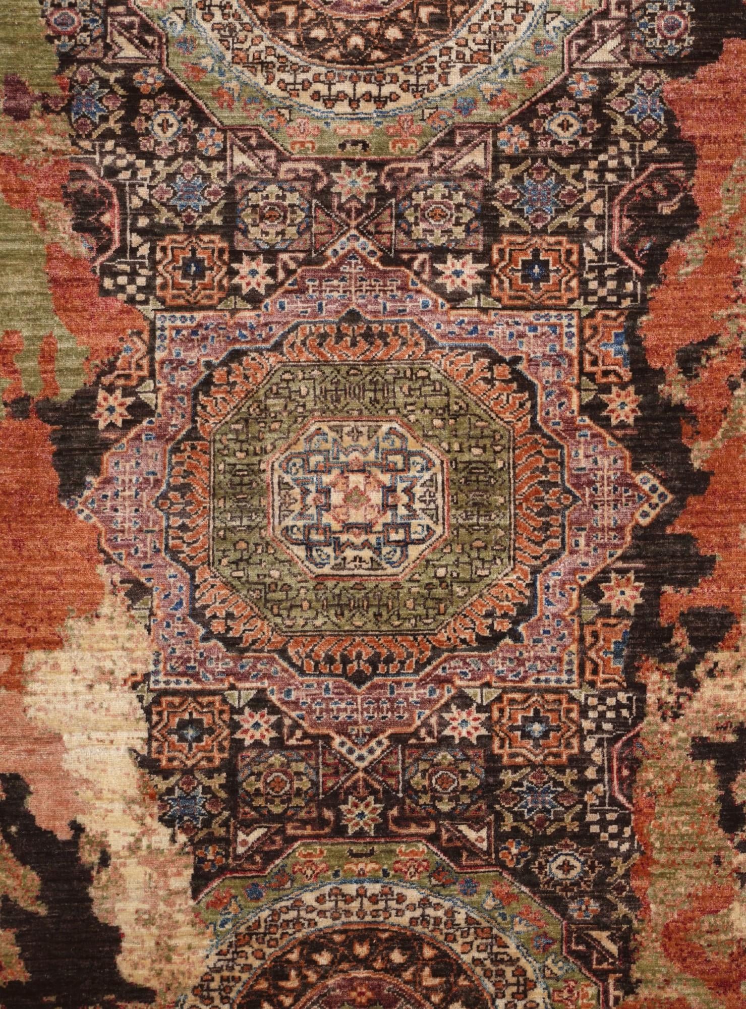 4' x 6' Hand Knotted Mamluk Ziegler Rug