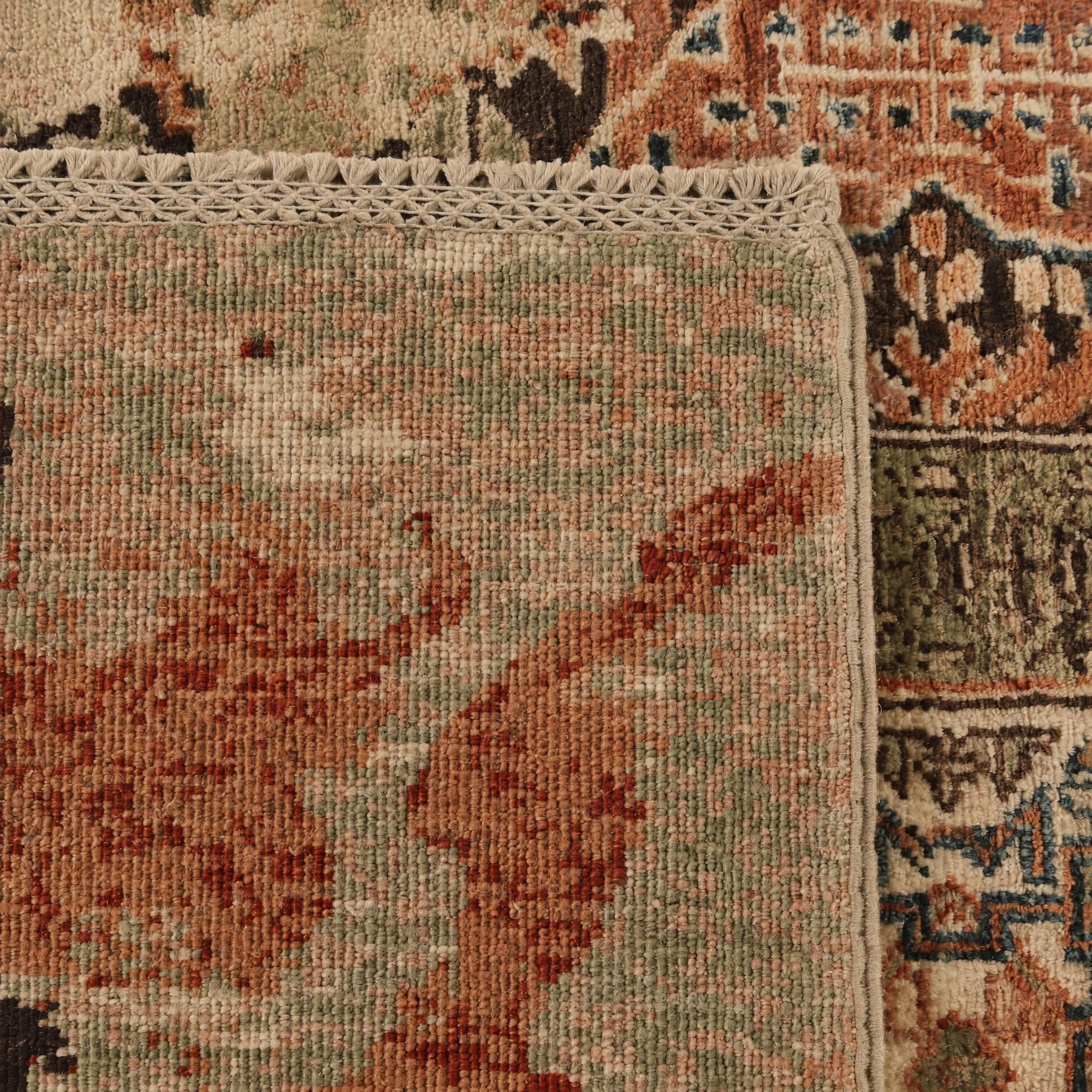 125cm x 180cm Hand Knotted Mamluk Ziegler Rug