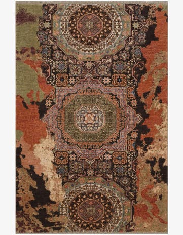 4' x 6' Hand Knotted Mamluk Ziegler Rug
