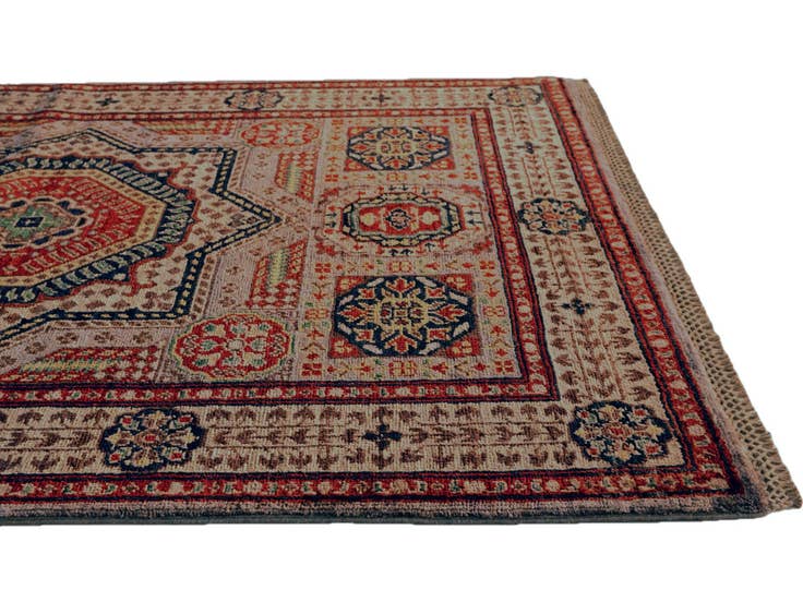 Detail image of 3' 4 x 5' Hand Knotted Mamluk Ziegler Rug