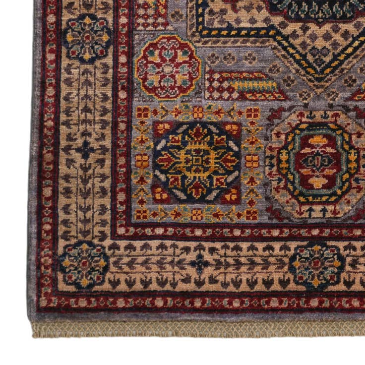 Detail image of 3' 4 x 5' Hand Knotted Mamluk Ziegler Rug