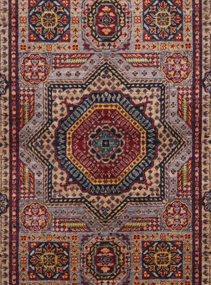 Detail image of 3' 4 x 5' Hand Knotted Mamluk Ziegler Rug