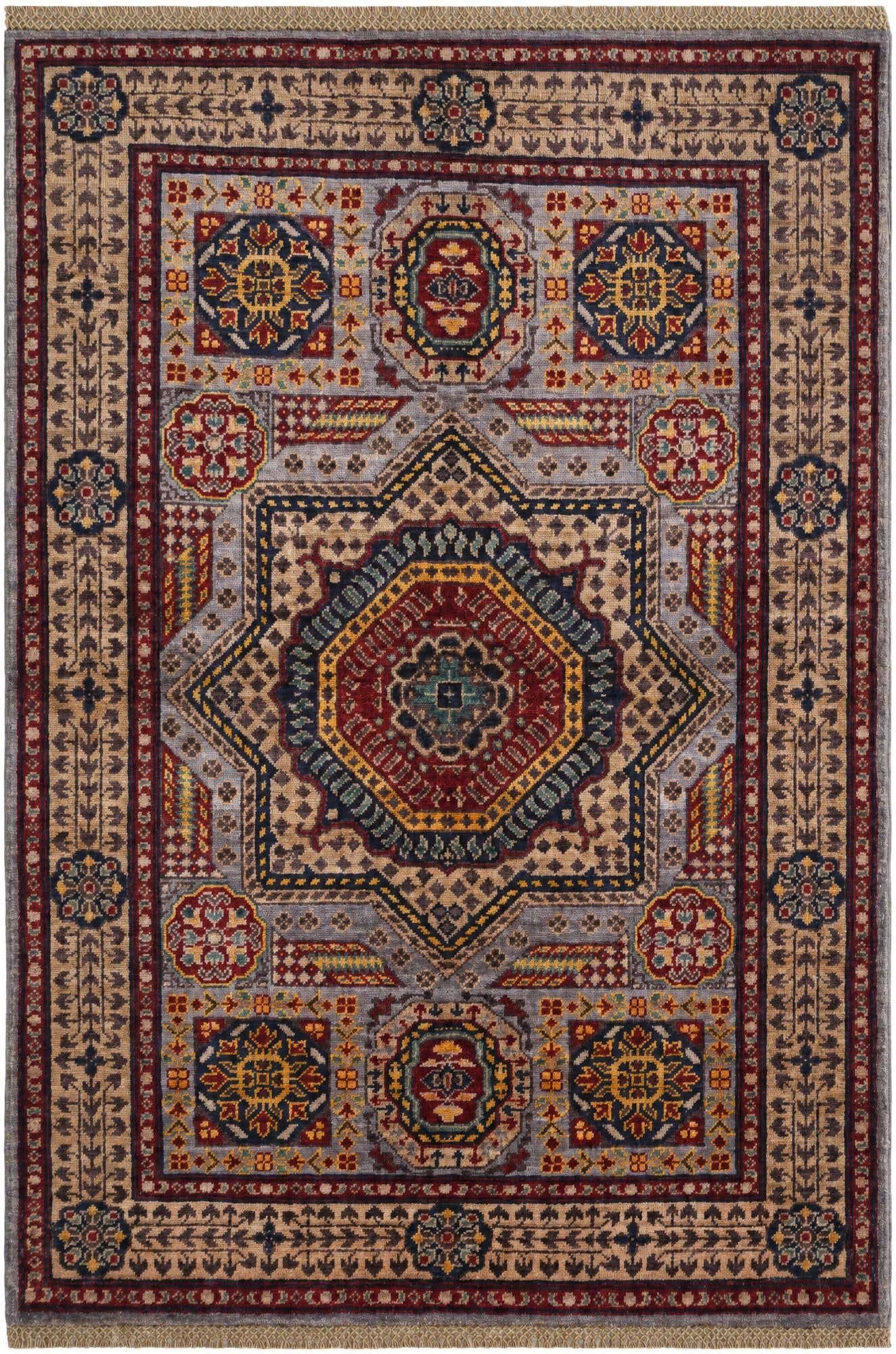 3' 4 x 5' Hand Knotted Mamluk Ziegler Rug