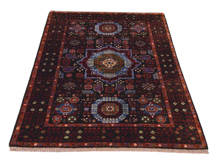 Detail image of 3' 4 x 5' 1 Hand Knotted Mamluk Ziegler Rug