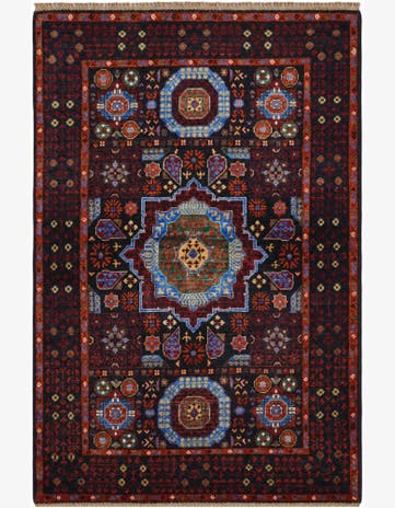 3' 4 x 5' 1 Hand Knotted Mamluk Ziegler Rug
