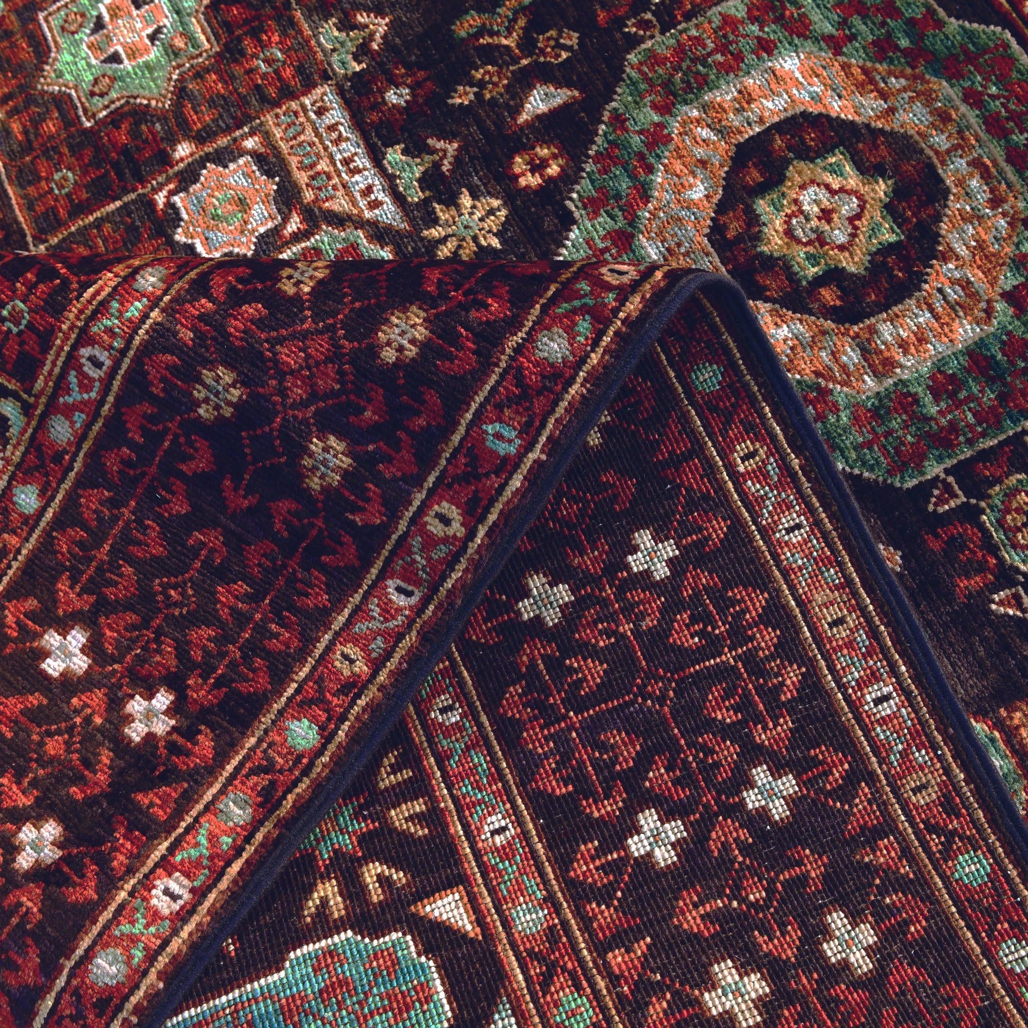 4' 2 x 5' 11 Hand Knotted Mamluk Ziegler Rug