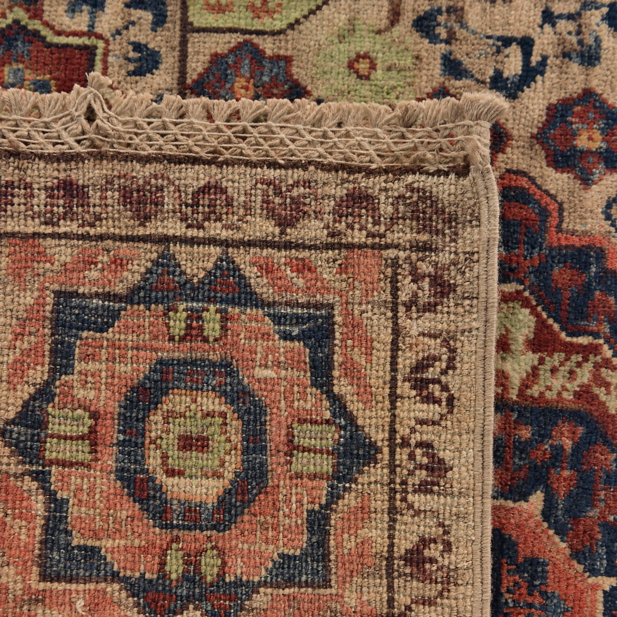 60cm x 95cm Hand Knotted Mamluk Ziegler Rug
