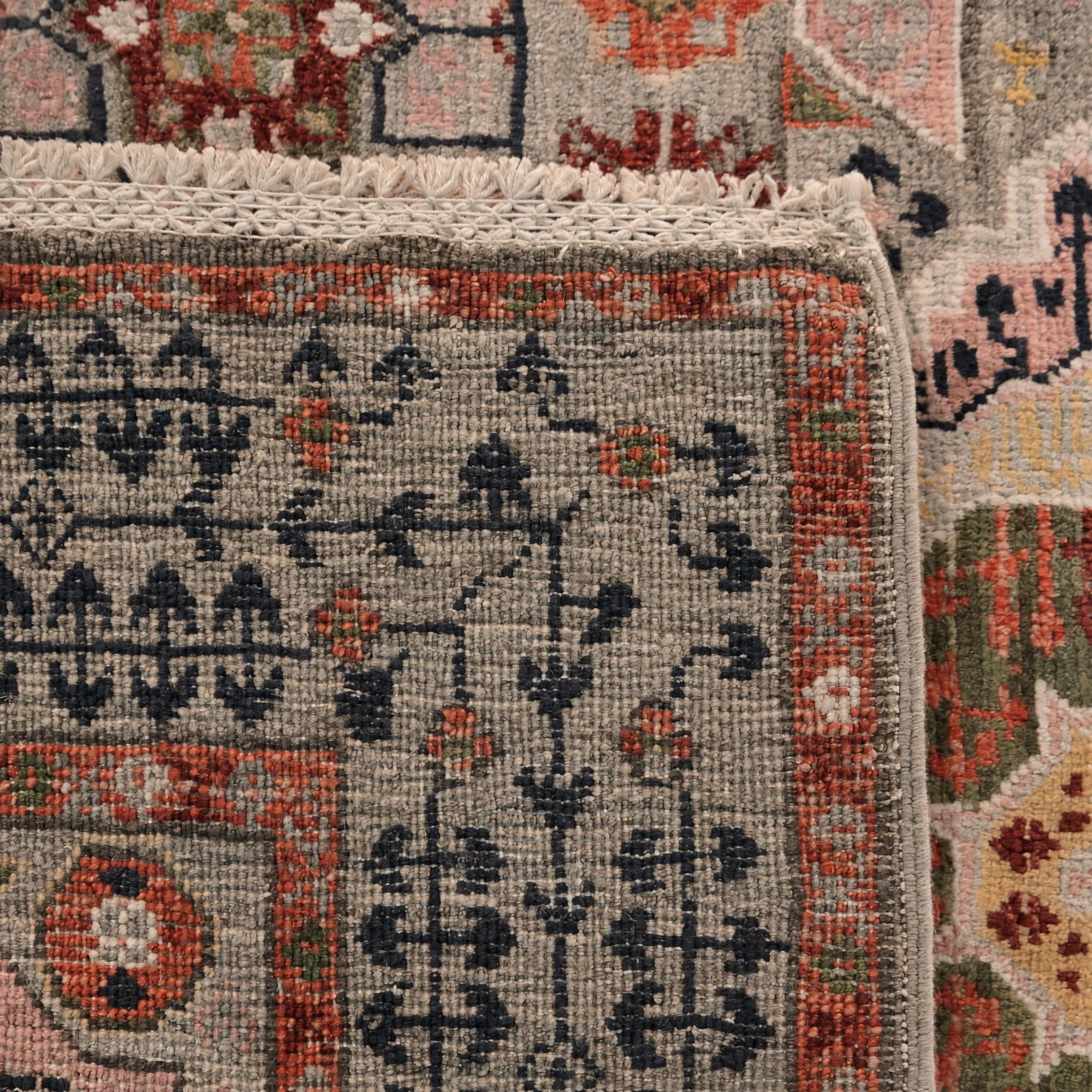 100cm x 150cm Hand Knotted Mamluk Ziegler Rug