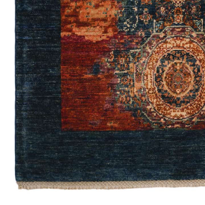3' 5 x 5' Hand Knotted Mamluk Ziegler Rug