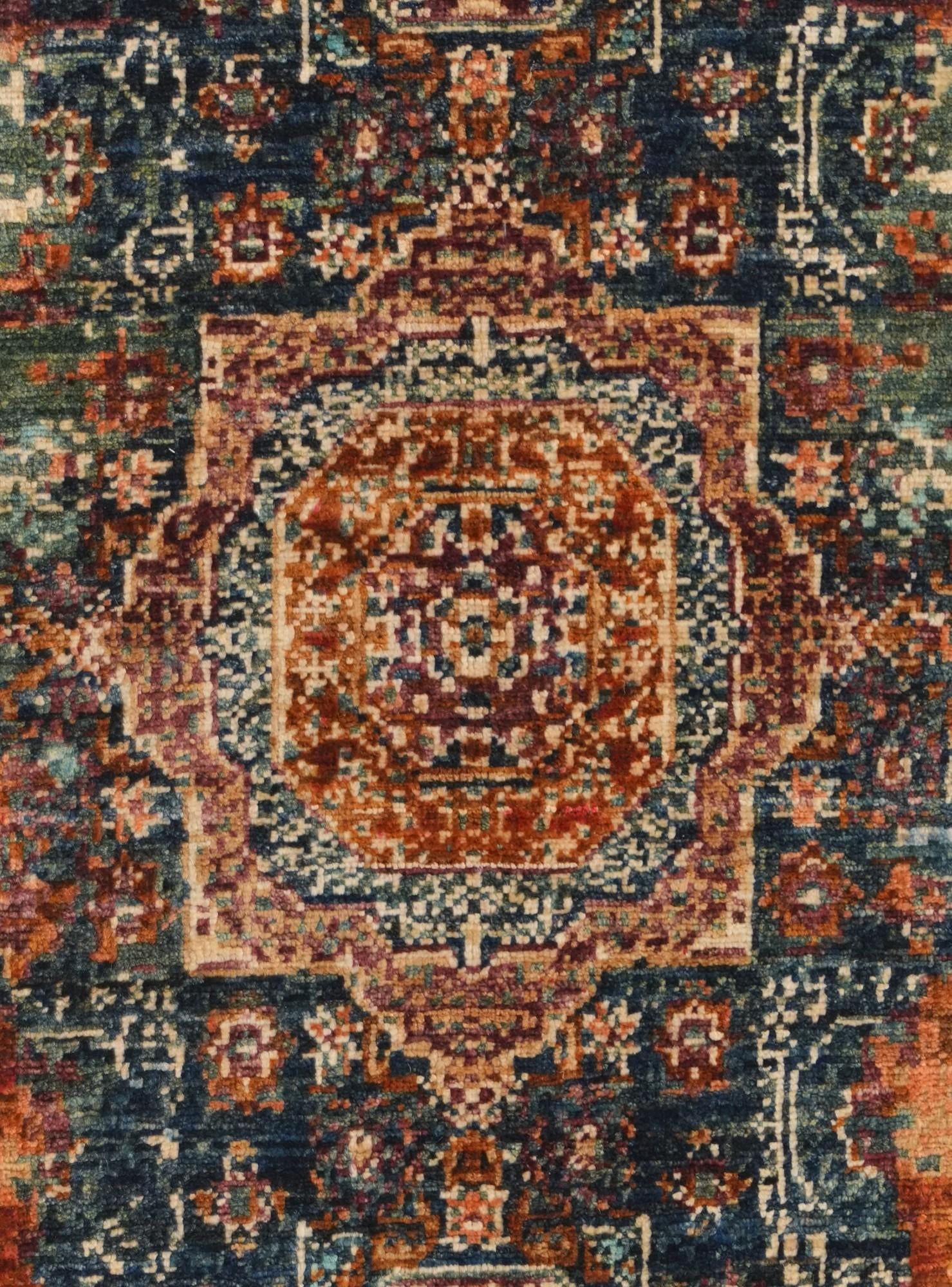 3' 5 x 5' Hand Knotted Mamluk Ziegler Rug