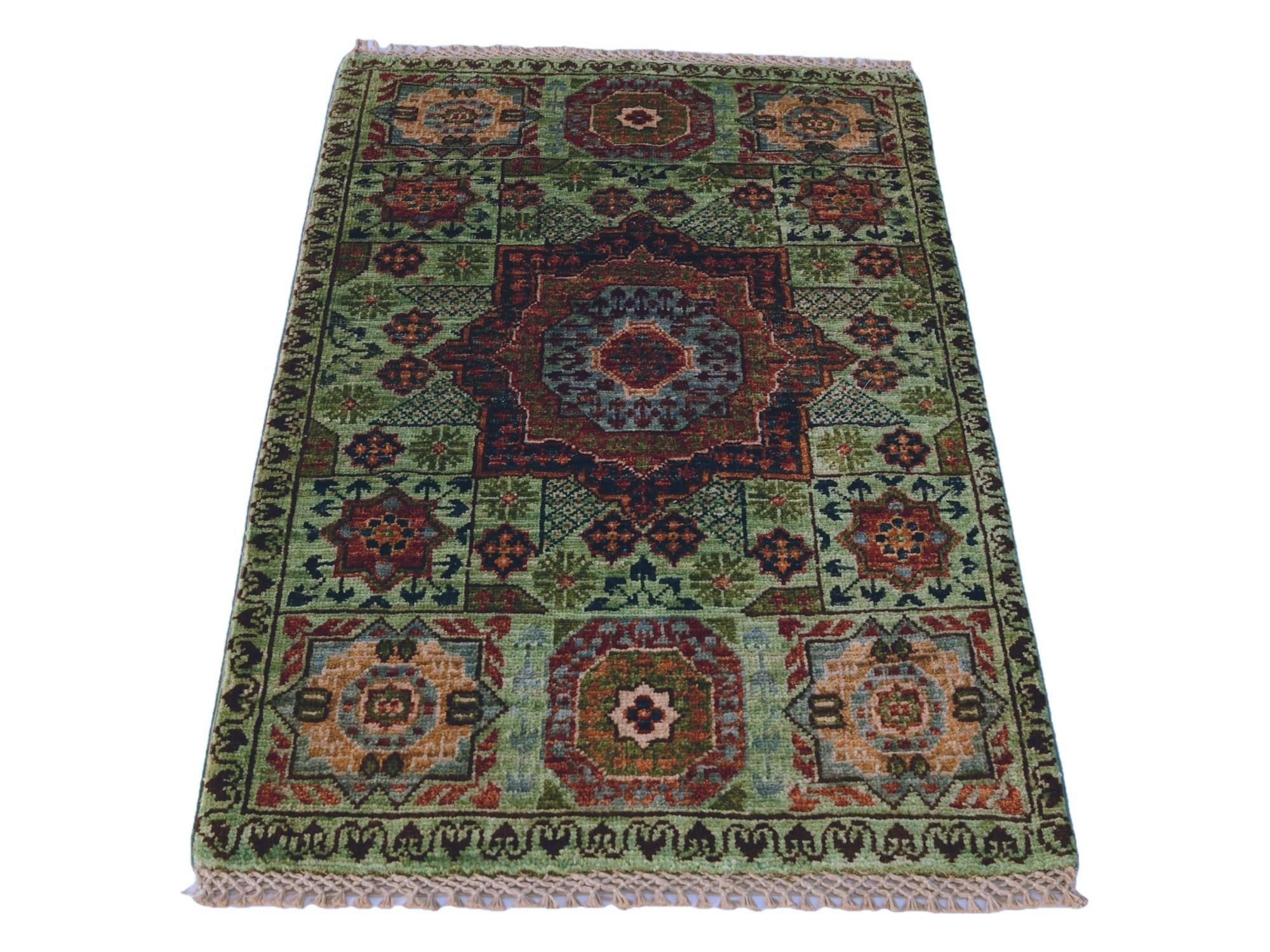 2' 2 x 3' 1 Hand Knotted Mamluk Ziegler Rug