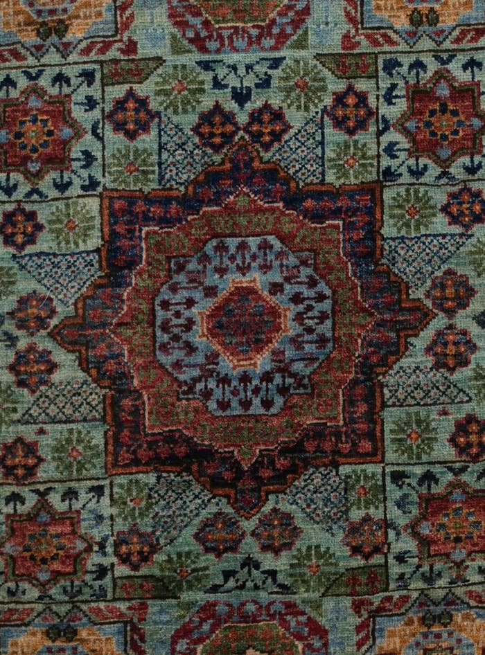 Detail image of 2' 2 x 3' 1 Hand Knotted Mamluk Ziegler Rug
