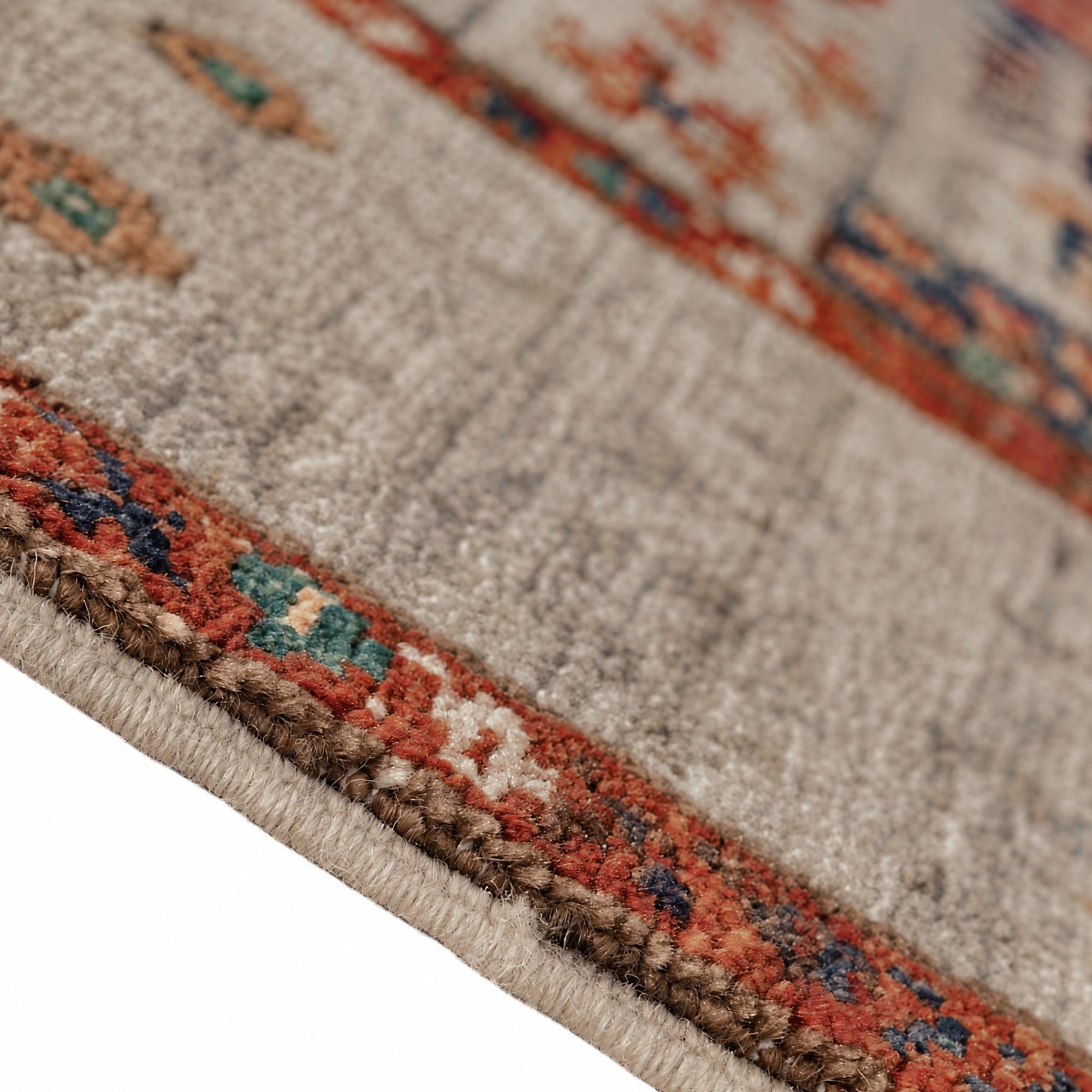 105cm x 155cm Hand Knotted Mamluk Ziegler Rug