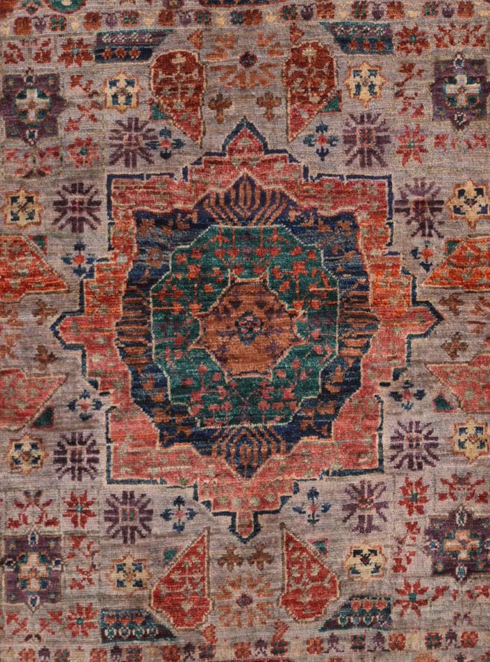 Detail image of 3' 5 x 5' 2 Hand Knotted Mamluk Ziegler Rug