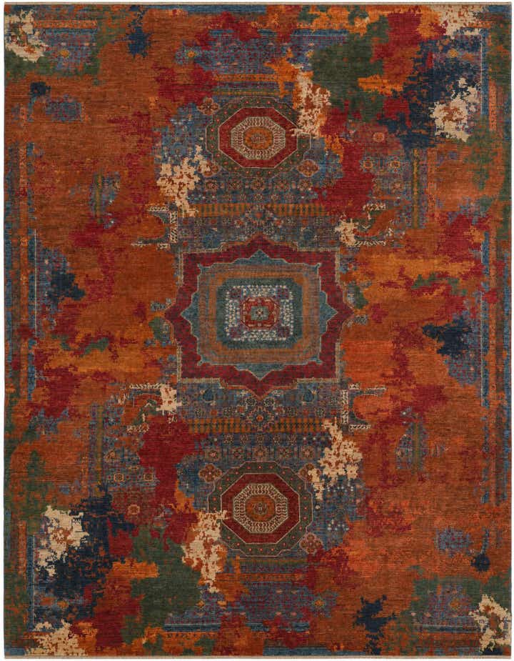 9' 10 x 12' 6 Hand Knotted Mamluk Ziegler Rug