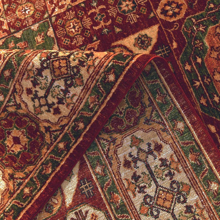 Detail image of 6' 2 x 9' Hand Knotted Mamluk Ziegler Rug