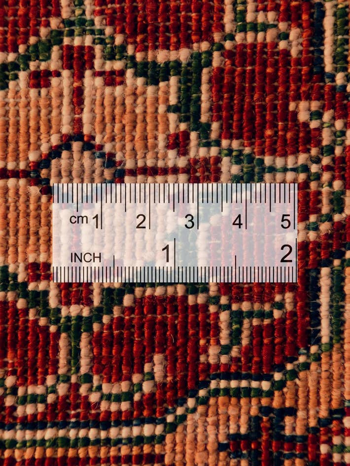 Detail image of 6' 2 x 9' Hand Knotted Mamluk Ziegler Rug