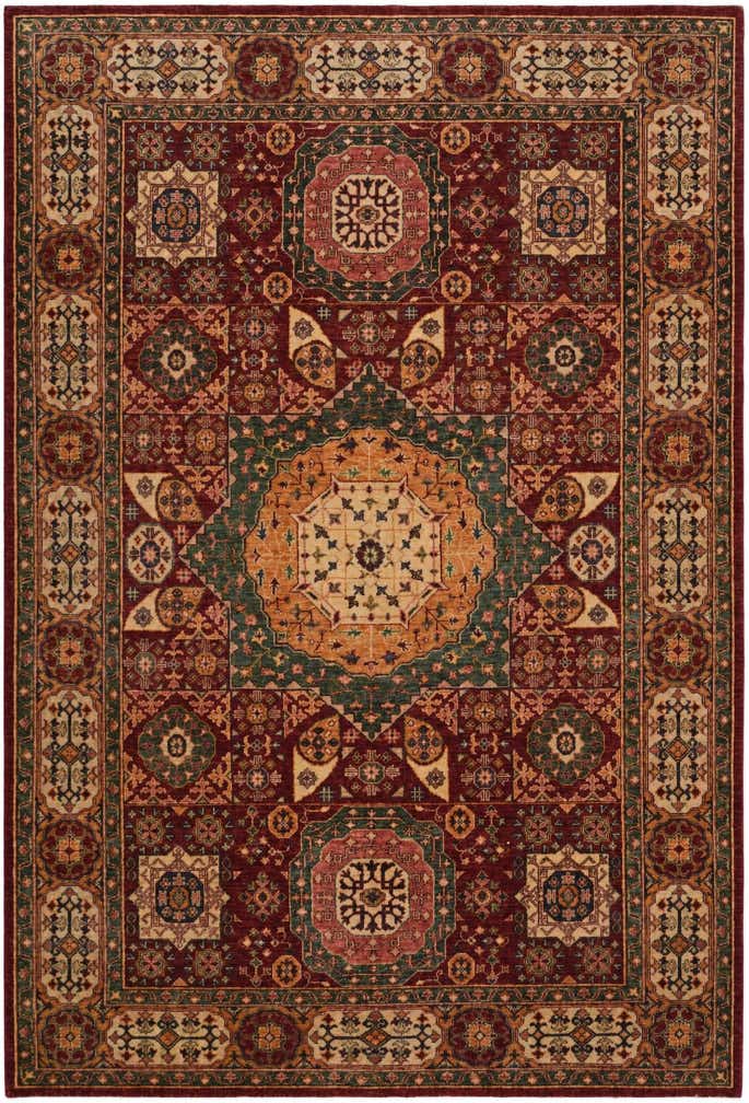 6' 2 x 9' Hand Knotted Mamluk Ziegler Rug