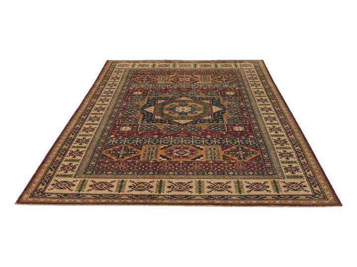 7' 1 x 9' 7 Hand Knotted Mamluk Ziegler Rug