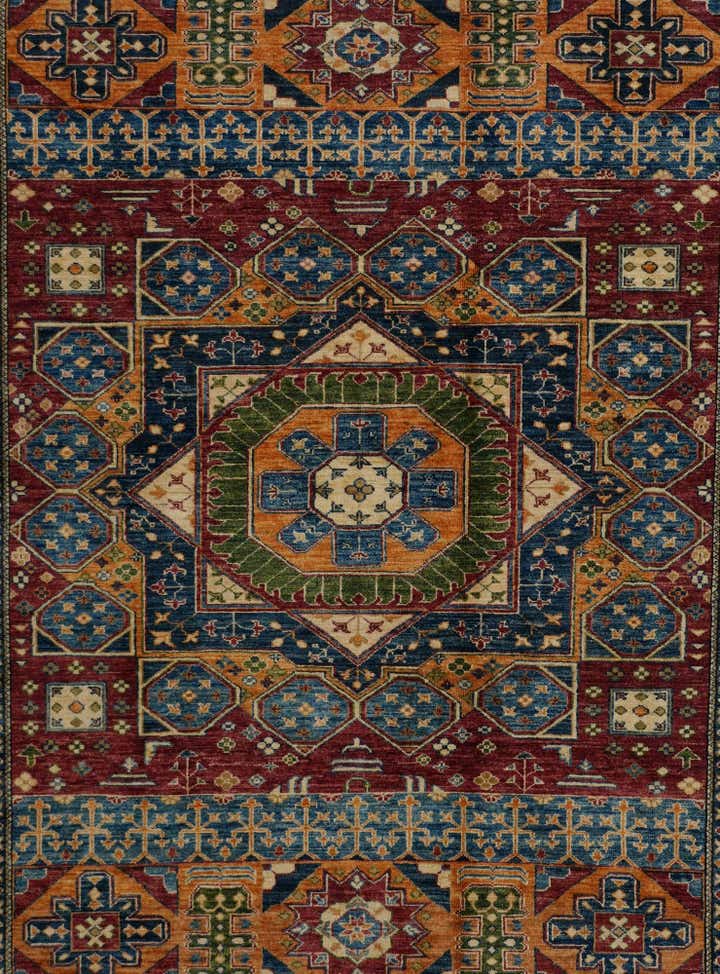 7' 1 x 9' 7 Hand Knotted Mamluk Ziegler Rug