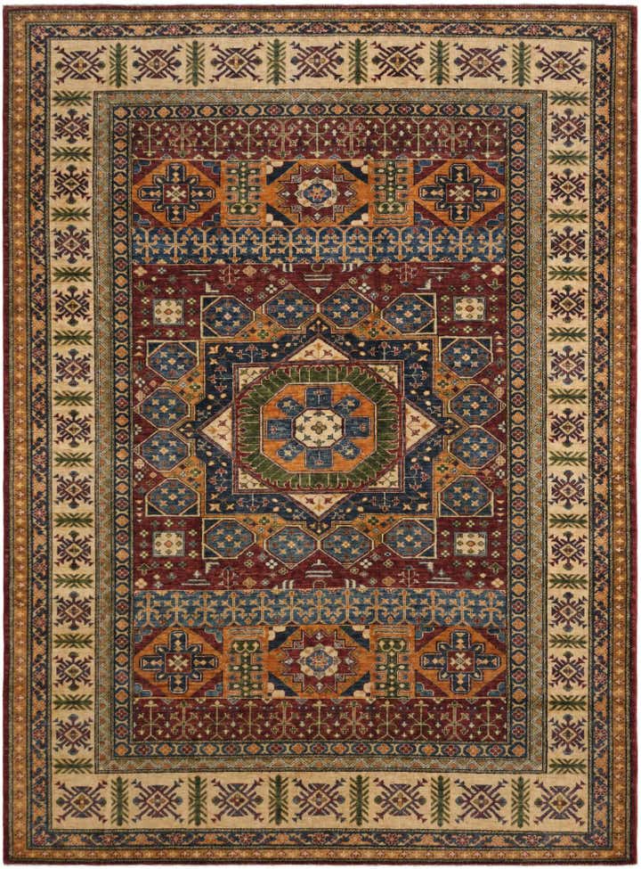 7' 1 x 9' 7 Hand Knotted Mamluk Ziegler Rug