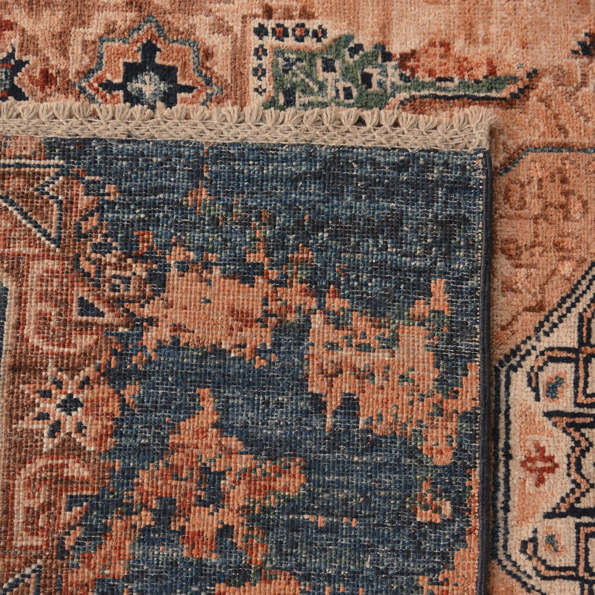 125cm x 185cm Hand Knotted Mamluk Ziegler Rug