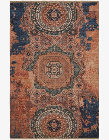 4' x 6' 1 Hand Knotted Mamluk Ziegler Rug