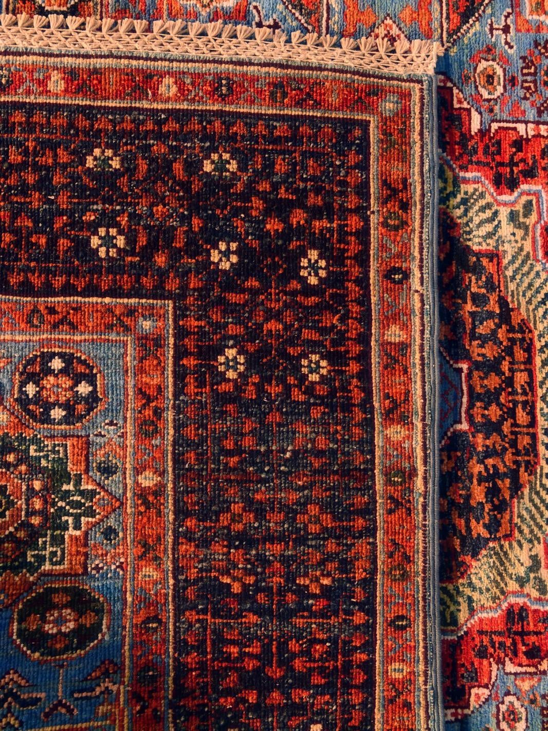 4' 3 x 5' 9 Hand Knotted Mamluk Ziegler Rug