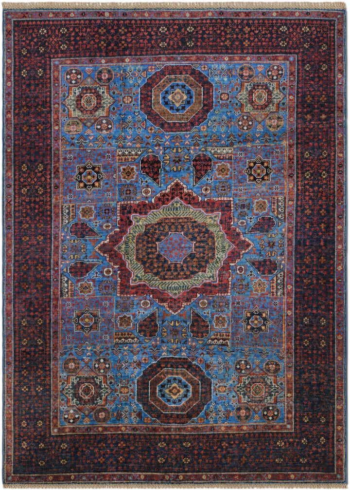 4' 3 x 5' 9 Hand Knotted Mamluk Ziegler Rug