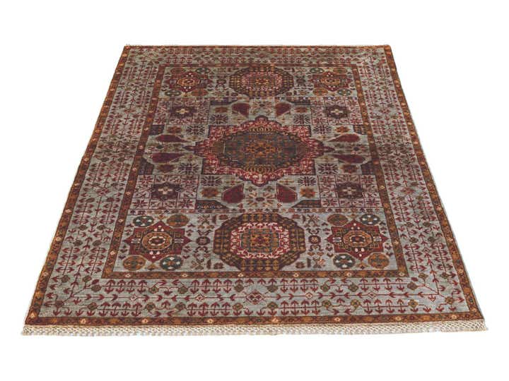 3' 6 x 5' 1 Hand Knotted Mamluk Ziegler Rug