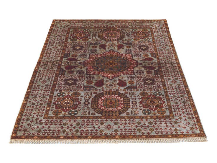 Detail image of 3' 6 x 5' 1 Hand Knotted Mamluk Ziegler Rug