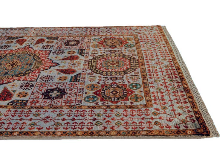 Detail image of 3' 6 x 5' 1 Hand Knotted Mamluk Ziegler Rug
