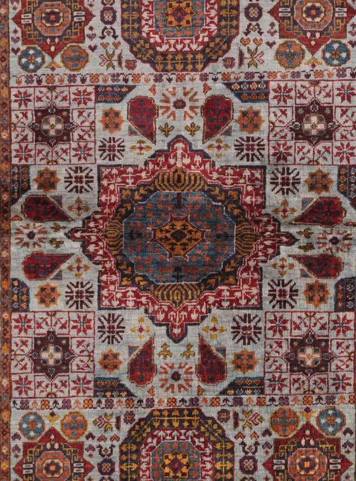 3' 6 x 5' 1 Hand Knotted Mamluk Ziegler Rug