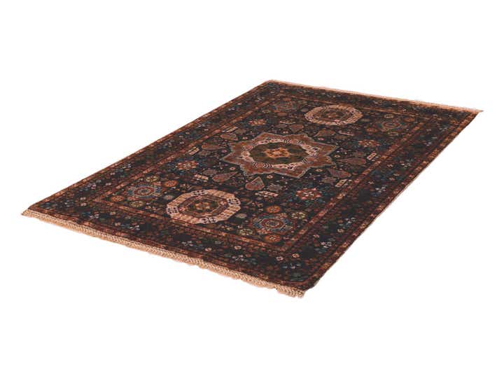 3' 5 x 4' 11 Hand Knotted Mamluk Ziegler Rug