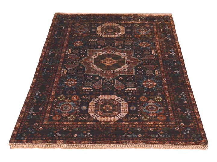3' 5 x 4' 11 Hand Knotted Mamluk Ziegler Rug
