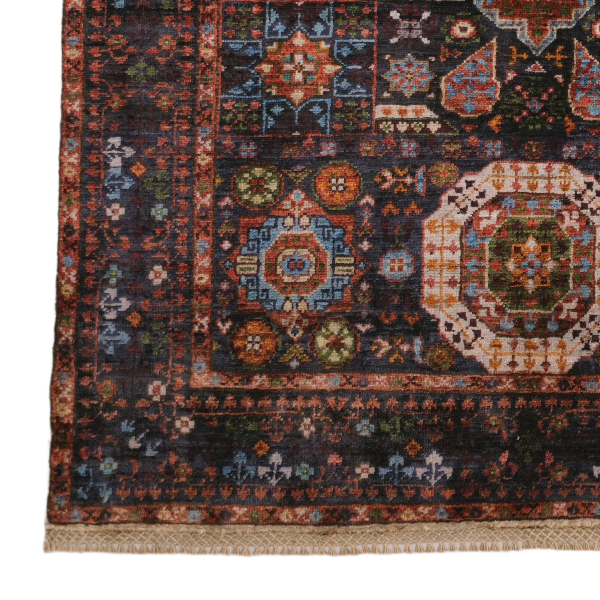 3' 5 x 4' 11 Hand Knotted Mamluk Ziegler Rug