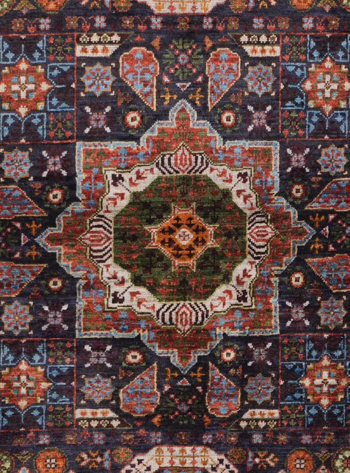 3' 5 x 4' 11 Hand Knotted Mamluk Ziegler Rug