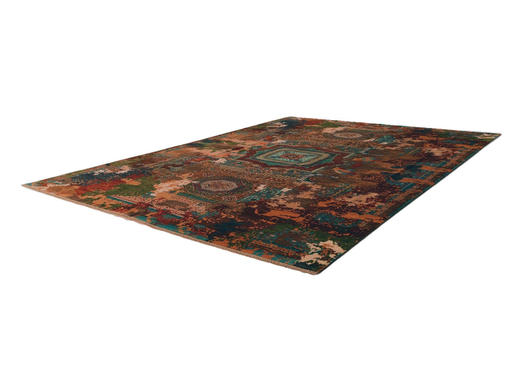 8' 10 x 12' 2 Hand Knotted Mamluk Ziegler Rug