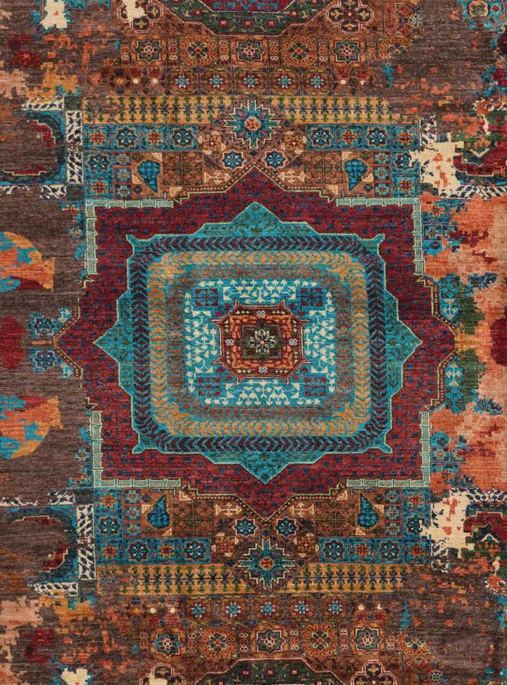 8' 10 x 12' 2 Hand Knotted Mamluk Ziegler Rug