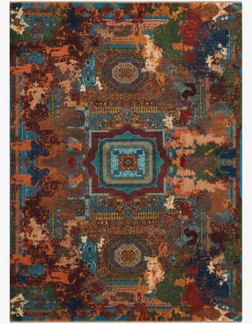 8' 10 x 12' 2 Hand Knotted Mamluk Ziegler Rug